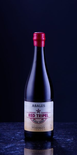Abalus Red Tripel aged in Whiskey Barrels (ABV: 8%) (750ml)
