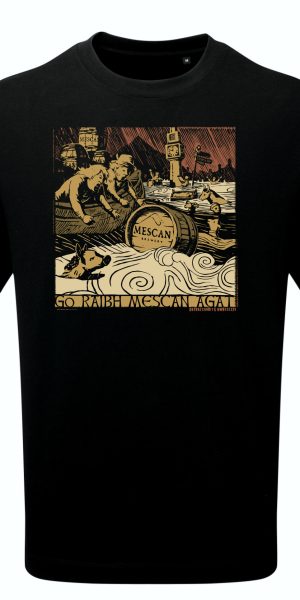 Mescan 'Flood' T-Shirt Black Organic Cotton